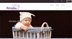 Desktop Screenshot of amaliamodainfantil.com