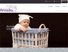 Tablet Screenshot of amaliamodainfantil.com